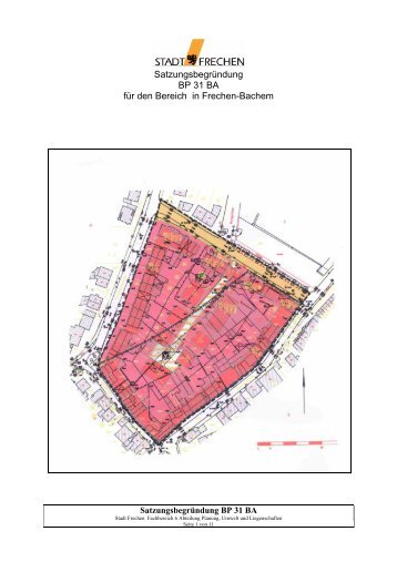 Bebauungsplan Nr.31 BA - Stadt Frechen