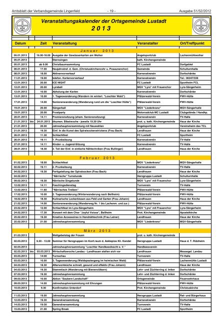 KW 51 - Verbandsgemeinde Lingenfeld