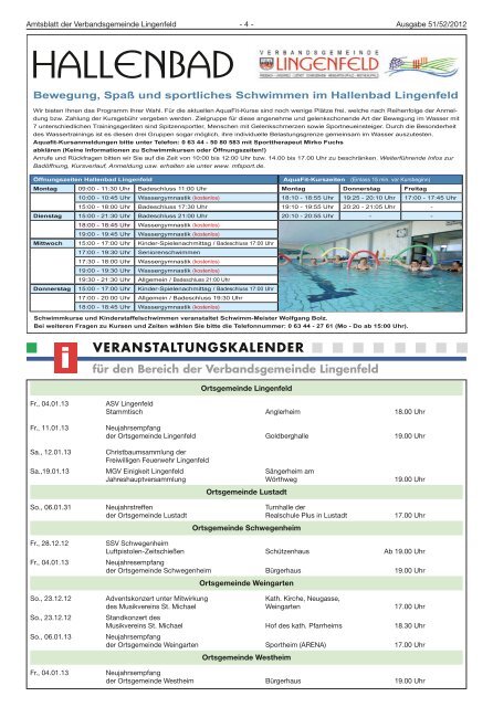 KW 51 - Verbandsgemeinde Lingenfeld