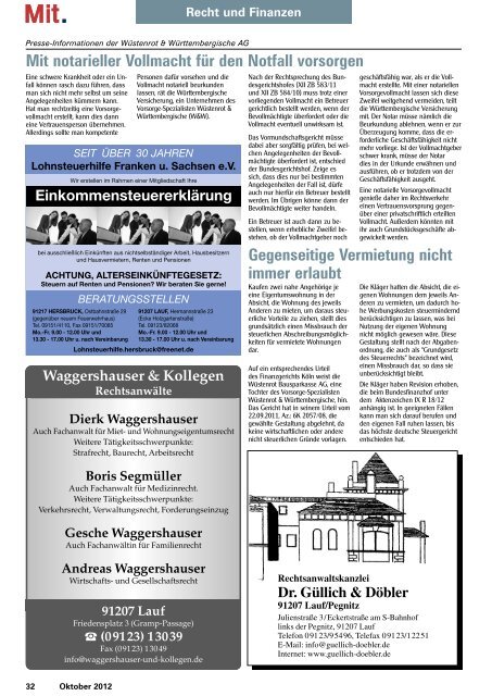 PDF herunterladen - Mitteilungsblatt