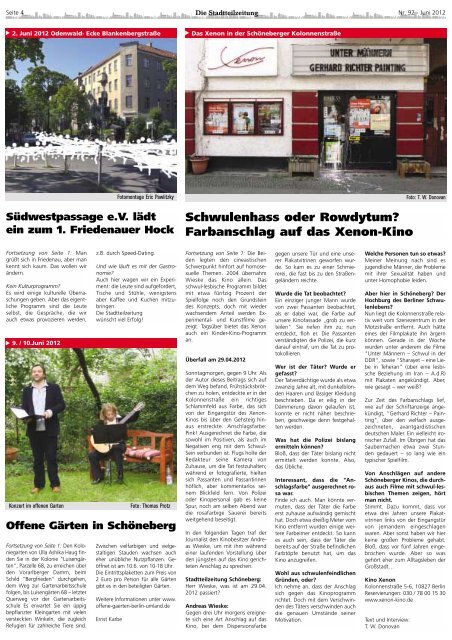 Die Stadtteilzeitung - Kinderfreizeittreff Menzeldorf ...