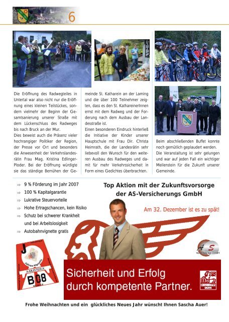 HORUK Ausgabe 6 - Gemeinde St. Katharein an der Laming