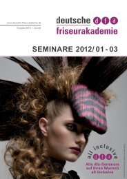 SEMINARE 2012/ 01 - 03 - Deutsche Friseur-Akademie