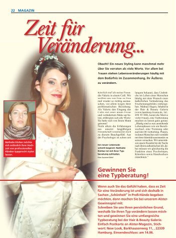 Alster Magazin - Hair & Beauty Galerie