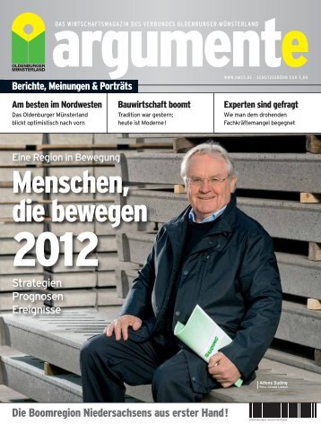 argumente 2012 - Verbund Oldenburger Münsterland