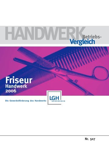 Betriebsvergleich Friseurhandwerk