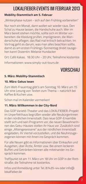 bekommen Sie die Februar-Ausgabe als PDF - Lokalfieber