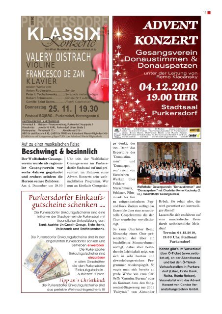 sonderausgabe-amtsbla tt der st adtgemeinde purkersdorf