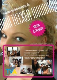 T I P P S N E W S A N G E B O T E Friseur Hecker