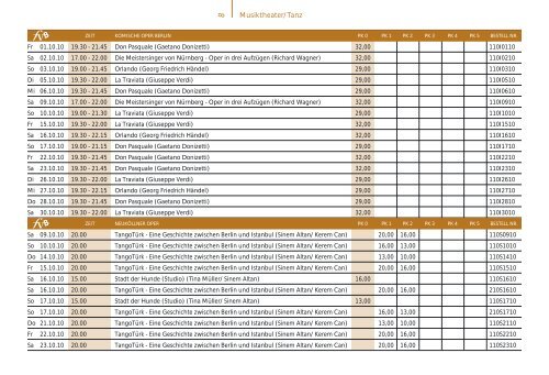 09/2010 Spielplan ab Oktober - Freie Volksbühne Berlin