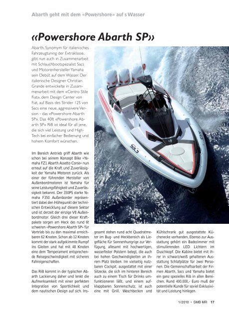 7_Ausgabe_1,_Februar_2010_ ... - Swiss Motor Boat