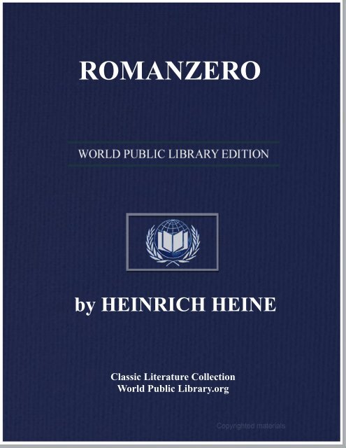 ROMANZERO - World eBook Library - World Public Library