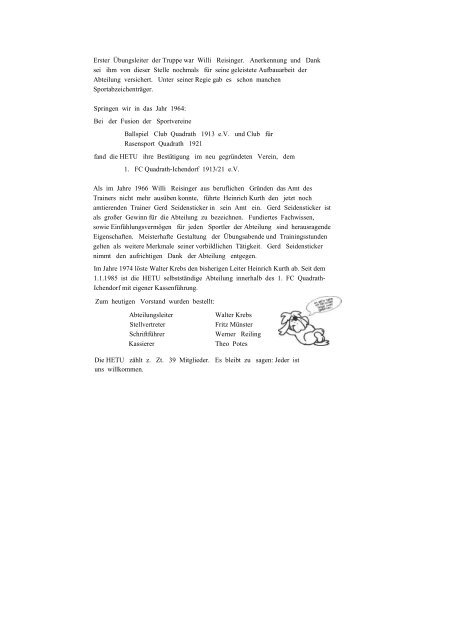 75-Jahre-Festschrift - 1.FC-Quadrath-Ichendorf