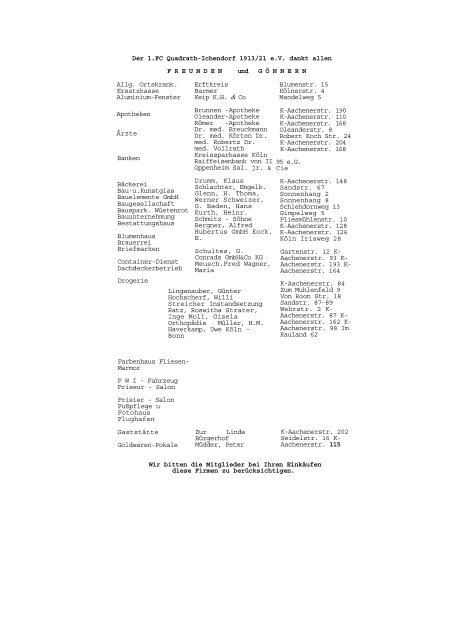 75-Jahre-Festschrift - 1.FC-Quadrath-Ichendorf