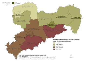 und Nutzungsstrukturen in Sachsen 2010 - Landwirtschaft in ...