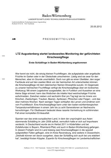 Pressemitteilung_LTZ Augustenberg startet landesweites Monitoring ...