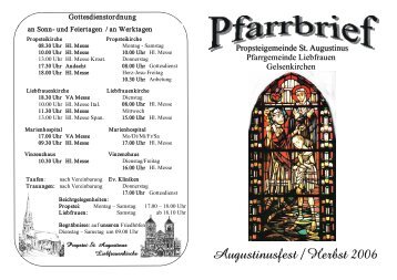 Herbst-06 - 5-Jahre-Propsteipfarrei-St. Augustinus - Propstei St ...