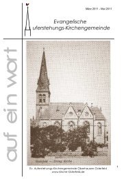 Mai 2011 - Ev. Auferstehungs - Kirchengemeinde Oberhausen ...