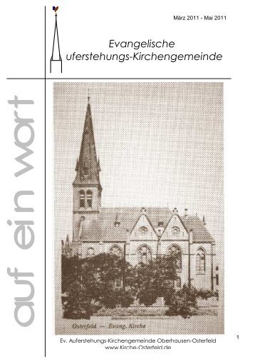 Mai 2011 - Ev. Auferstehungs - Kirchengemeinde Oberhausen ...