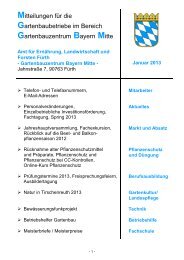 Gartenbaurundbrief 1/2013 - Amt für Ernährung, Landwirtschaft und ...