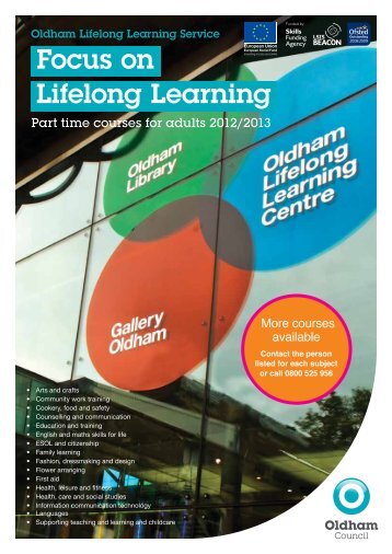 Focus on Lifelong Learning - Oldham Council