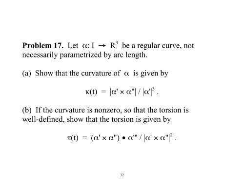 regular smooth curve - Penn Math