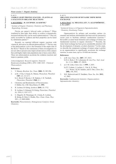 4th EucheMs chemistry congress