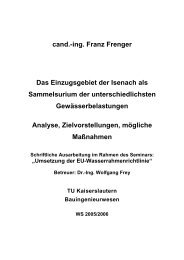 cand.-ing. Franz Frenger Das Einzugsgebiet der Isenach als ...