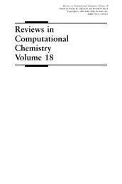 Reviews in Computational Chemistry Volume 18