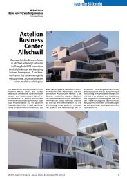 Actelion Business Center Allschwil, 2011 - Robe Verlag