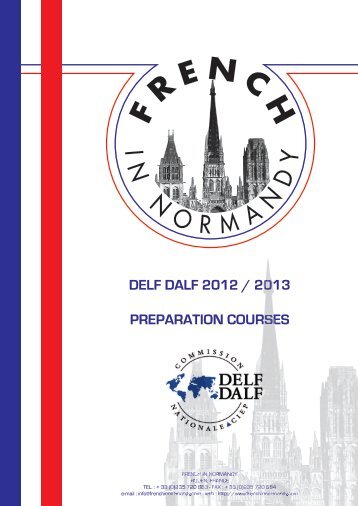 Download the DELF/DALF Brochure - French in Normandy