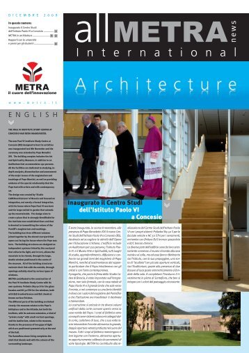 News International Architecture (Dec 2009) - Metra SpA
