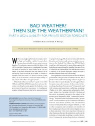 BAD WEATHER? THEN SUE THE WEATHERMAN!