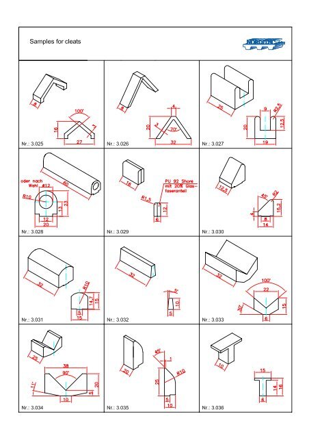 Nockenkatalog Cleat Catalog - Norditec Antriebstechnik GmbH