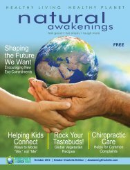 October 2012 Issue - Natural Awakenings Magazine Charlotte