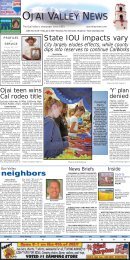 Ojai Valley News July 3, 2009