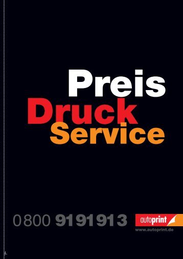 Preis-Druck-Service