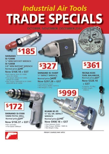 october, november, december 2010 - Greater West Power Tools