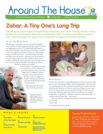 RMH-newsletter spring v5.indd - Ronald McDonald House at Stanford