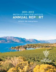 2012 Annual Report - BC Wine Institute