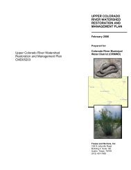 Upper Colorado River Watershed Restoration and Management Plan