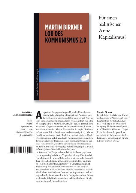 Vorschau Frühjahr 2013 - indiebook