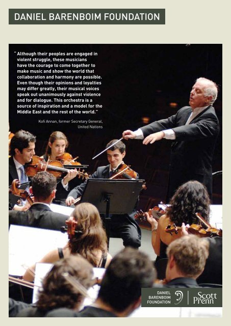 Daniel Barenboim Foundation Daniel Barenboim Stiftung