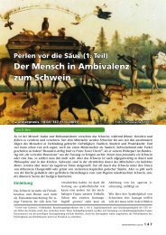 Der Mensch in Ambivalenz zum Schwein - Arbeitskreis Großtierpraxis