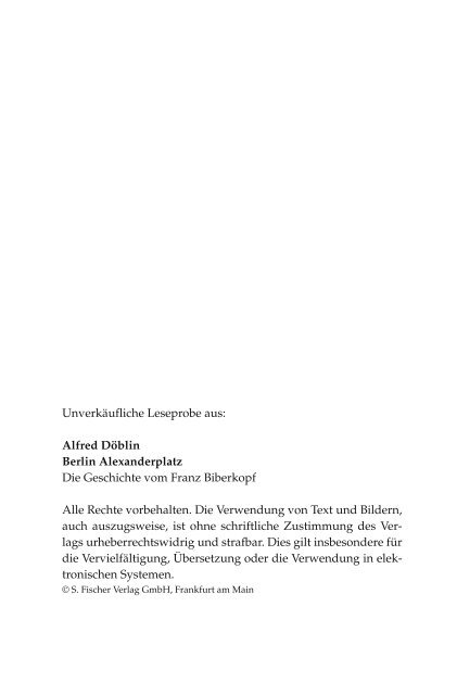 Leseprobe PDF - S. Fischer Verlag