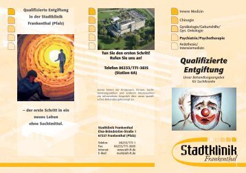 Qualifizierte Entgiftung - Stadtklinik Frankenthal