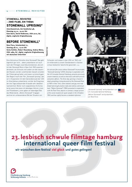 Programmheft als pdf - Lesbisch Schwule Filmtage Hamburg