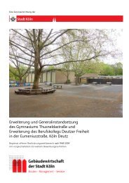 Erweiterung und Generalinstandsetzung des Gymnasiums ...