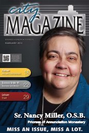 Sr. Nancy Miller, O.S.B. - City Magazine