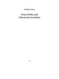 Franz Kafka and Libertarian Socialism - The Anarchist Library